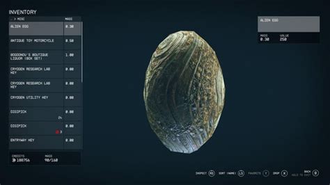 I found this really cool Alien Egg : r/Starfield .
